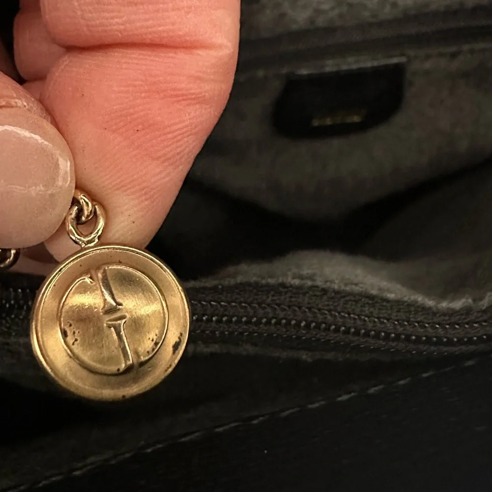 Gucci Black Tote with Bamboo Handles - Picture 11 of 13